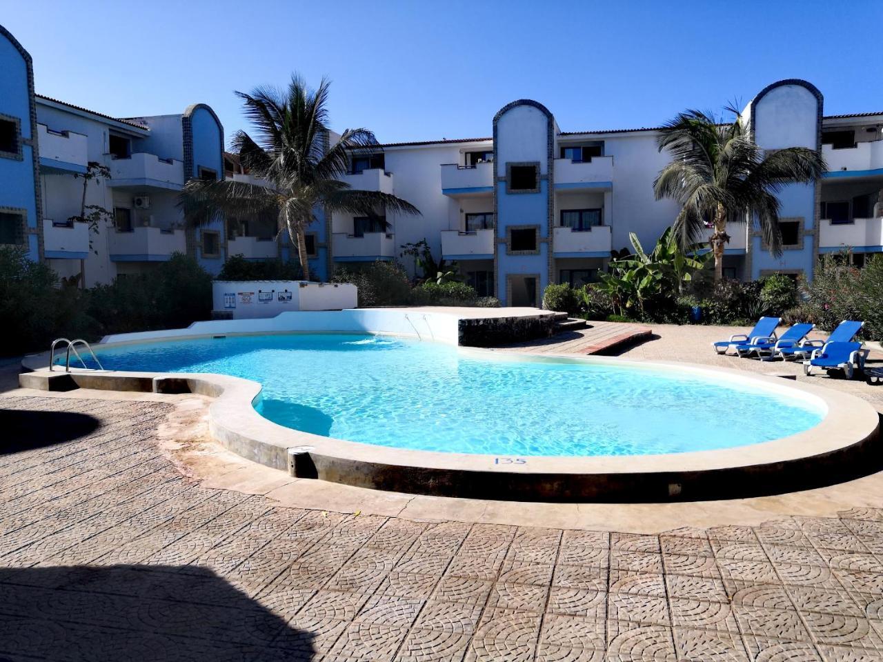 Sal Service Blu Moradias Residence With Pool サンタ・マリア エクステリア 写真